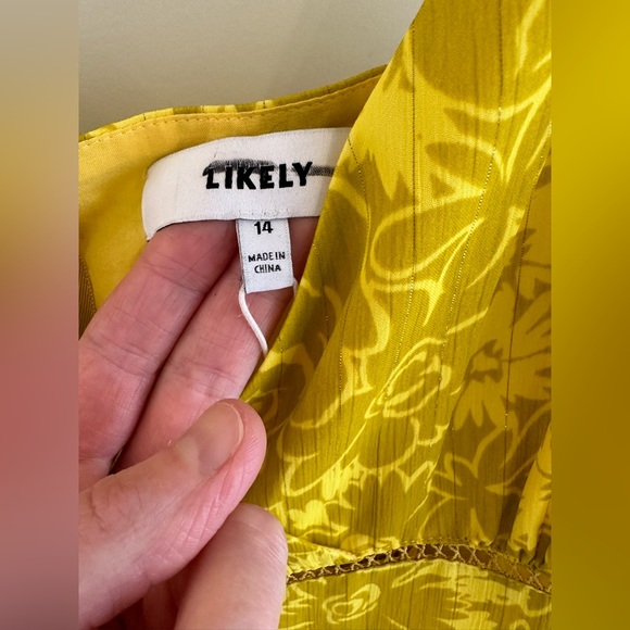 Likely Carla Floral Midi Dress Women’s Size 14 Adjustable Straps Vacation Dress - Picture 11 of 16